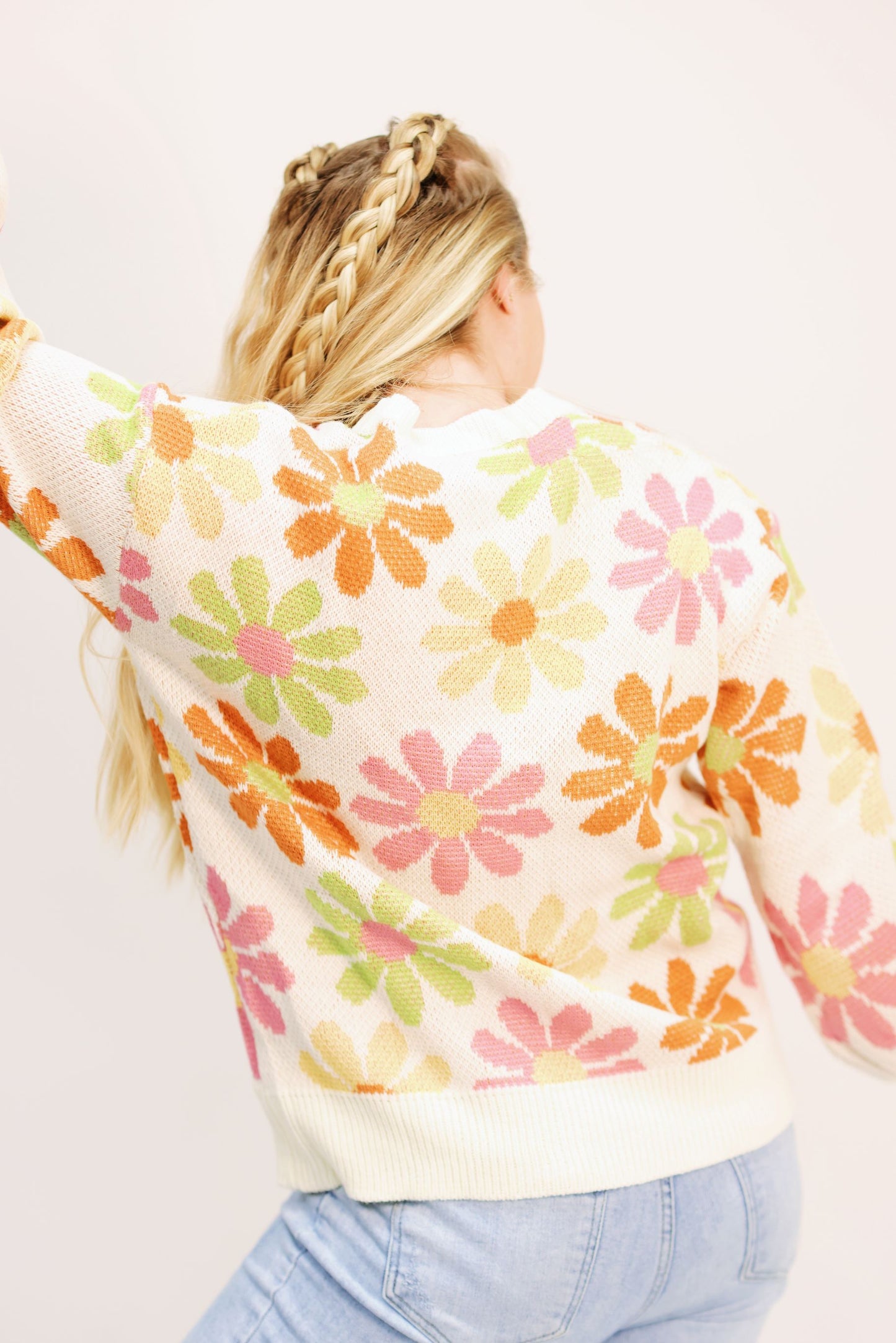 Forever Flowers On My Mind Sweater