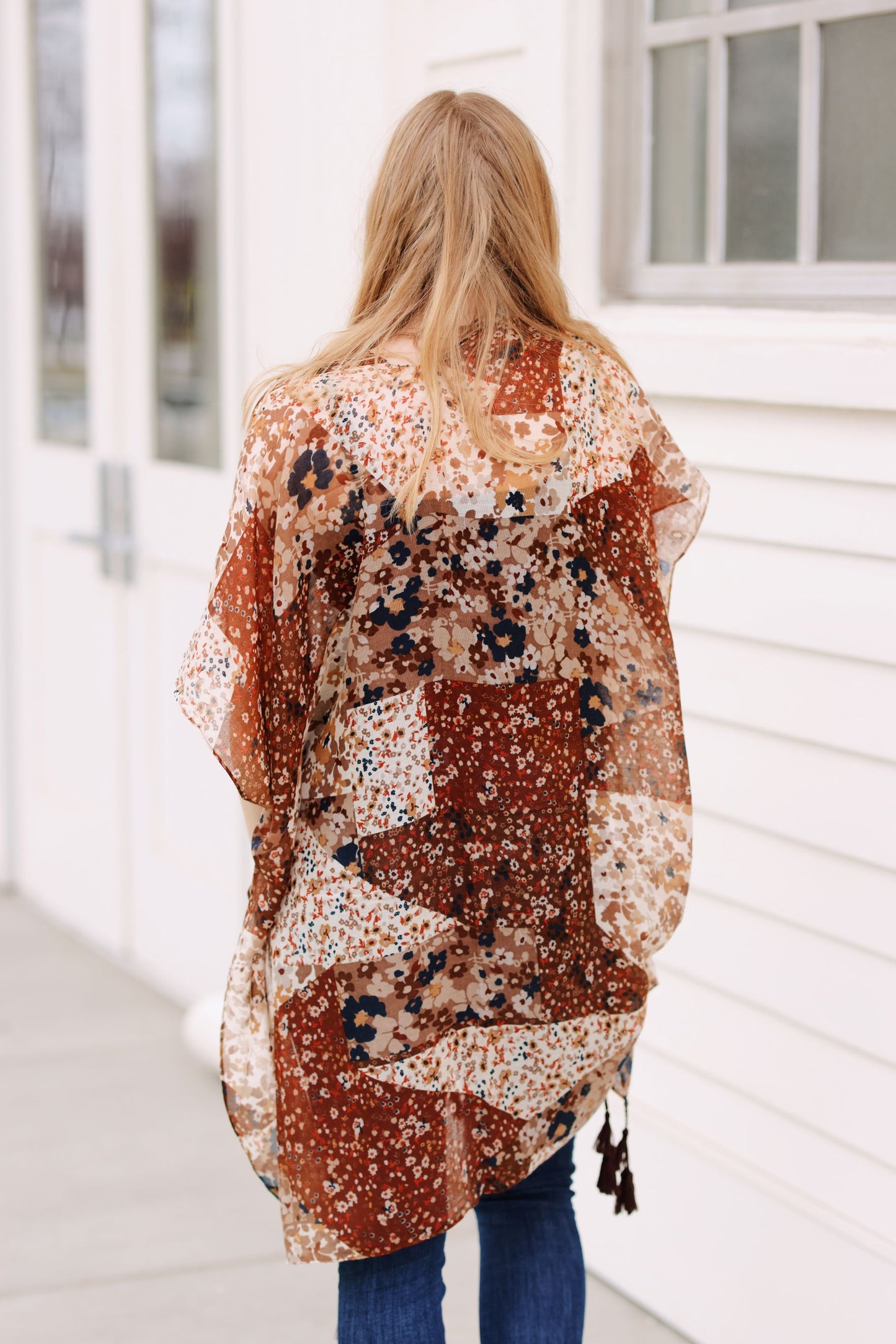 Patched Just For You Kimono (2 Colors)