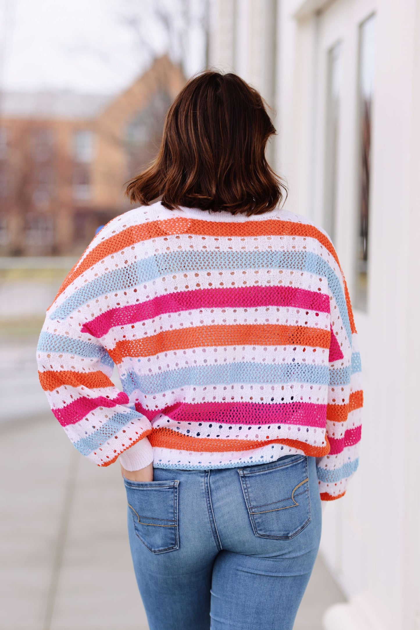 Spice up your Spring Striped Sweater (S-XL)