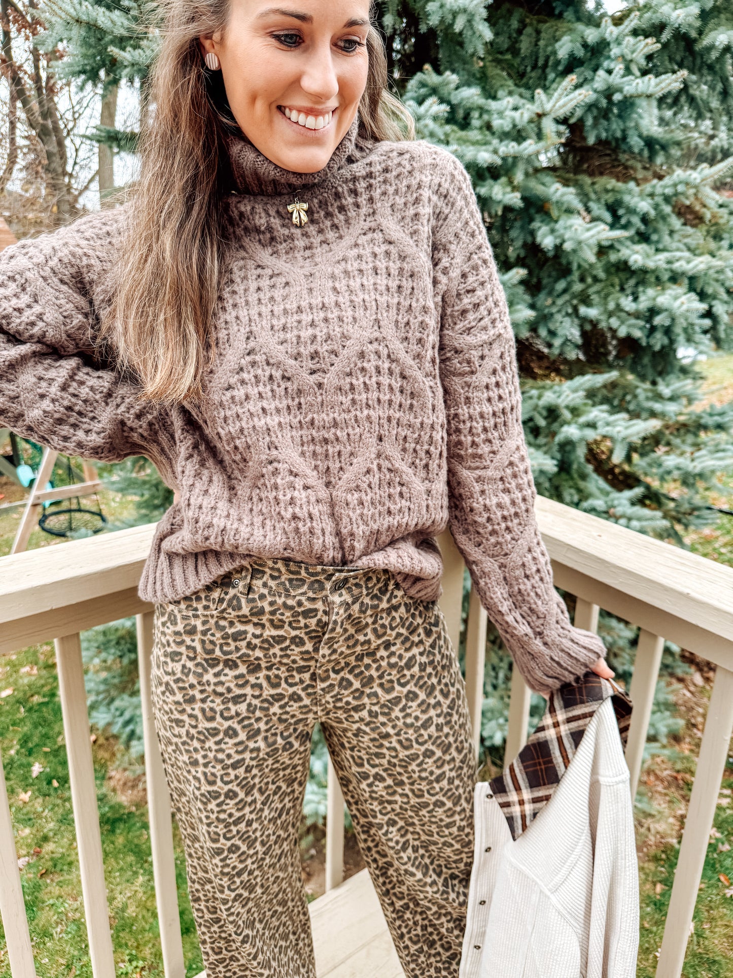 Oak & Chestnut Turtleneck Sweater (2 colors)