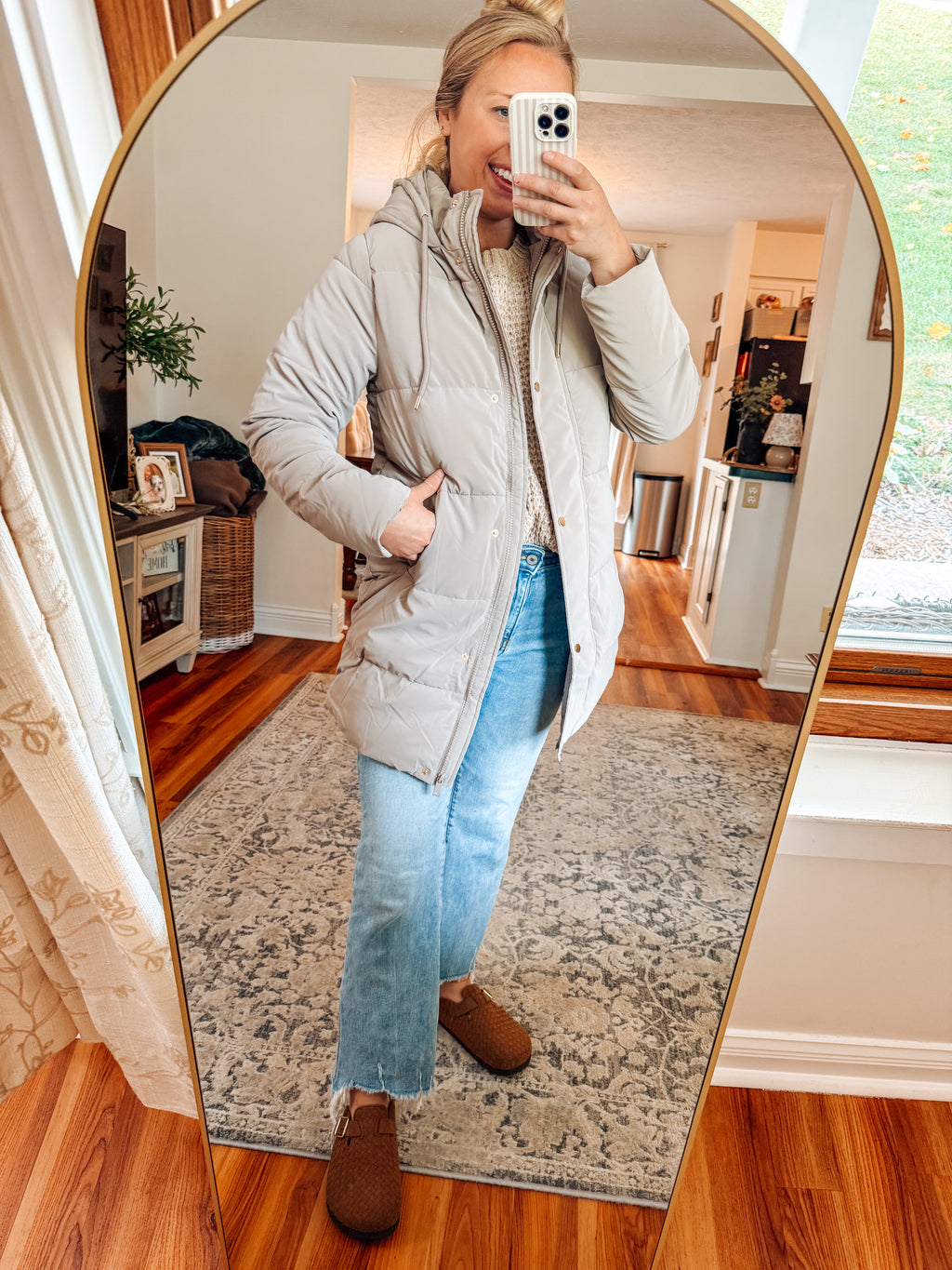 Chilly Days Mid Length Puffer Jacket (3 colors)