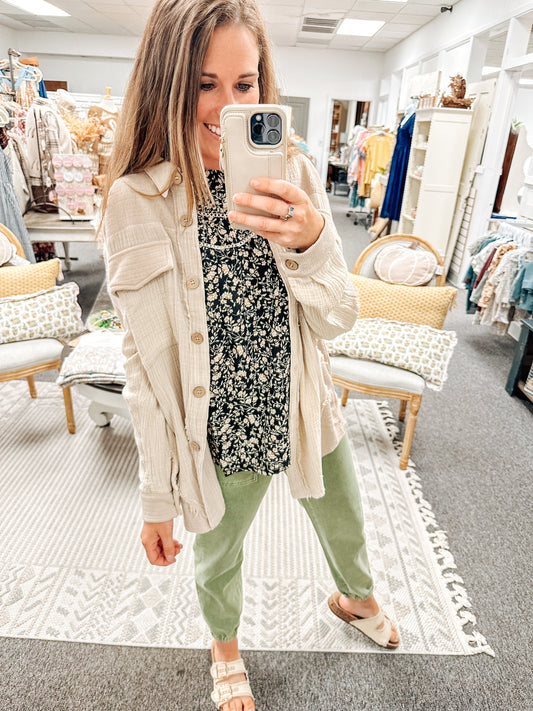 Dust & Dusk Gauze Top