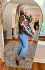 Vintage Patchwork Quilted Bomber Jacket