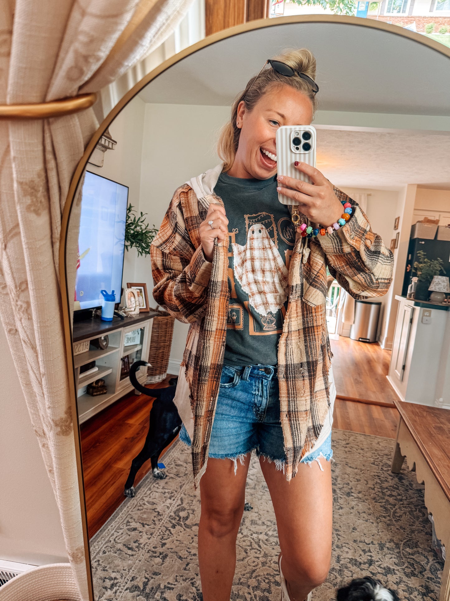 Dripping in Caramel Hooded Flannel
