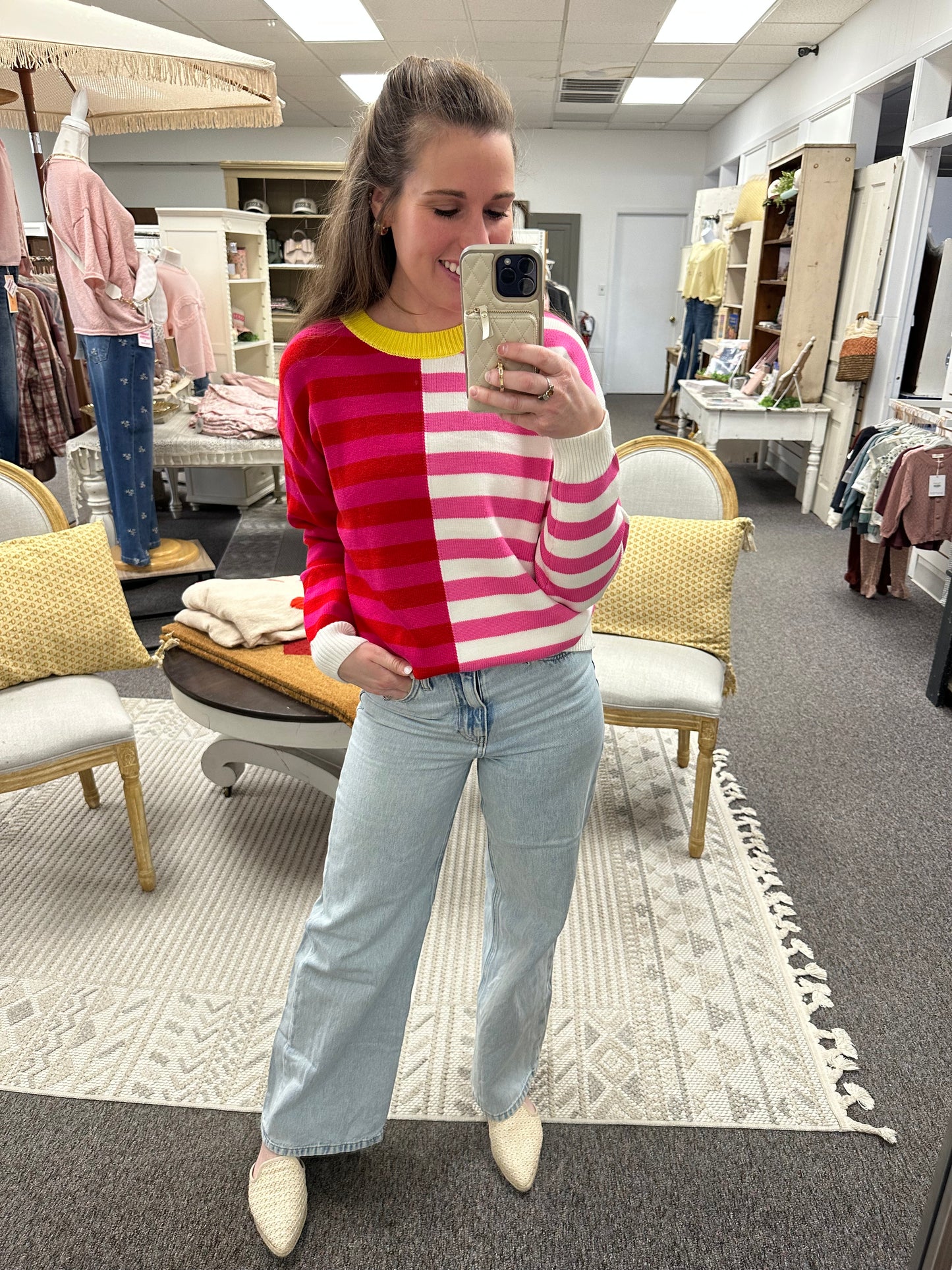 Made for You Multicolor Striped Sweater (S-XL)