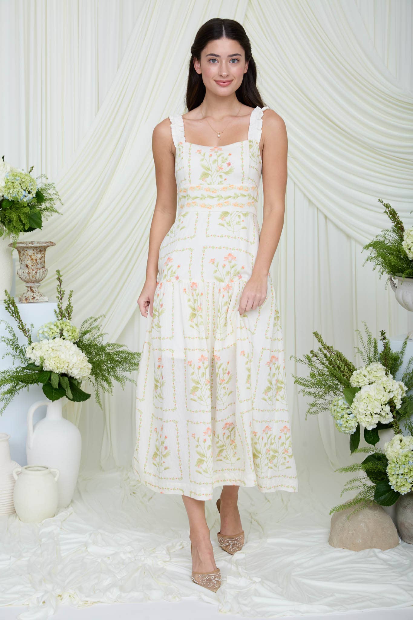 Petal Poetry Midi Dress