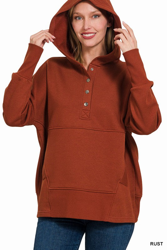 Ruthie Rust Cozy Pullover