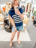 Nautical Necessity Quarter Zip Top
