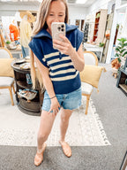 Nautical Necessity Quarter Zip Top