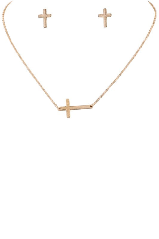 I'm Yours Cross Necklace Set