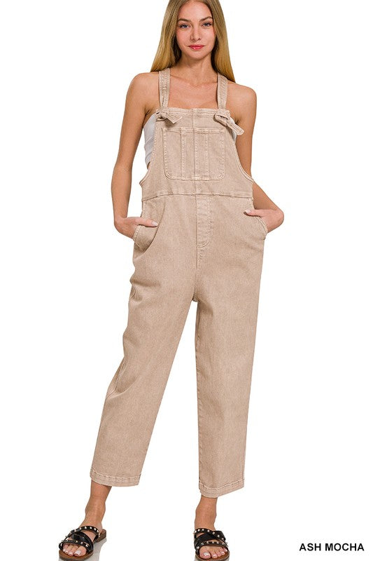 Olivia Knot Overalls (2 Colors)