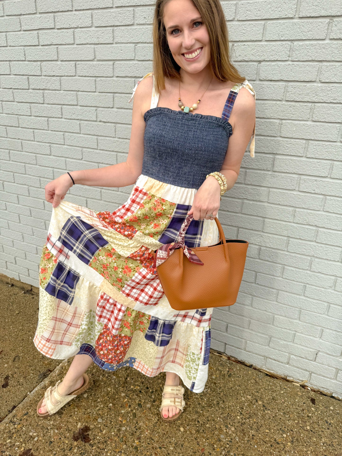 Homestead Patchwork Dress