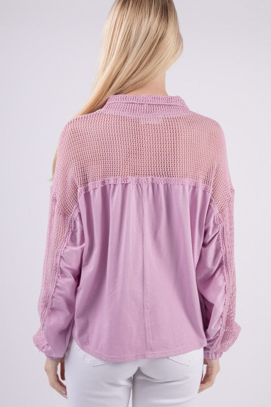 Lilac Lush Knit Top