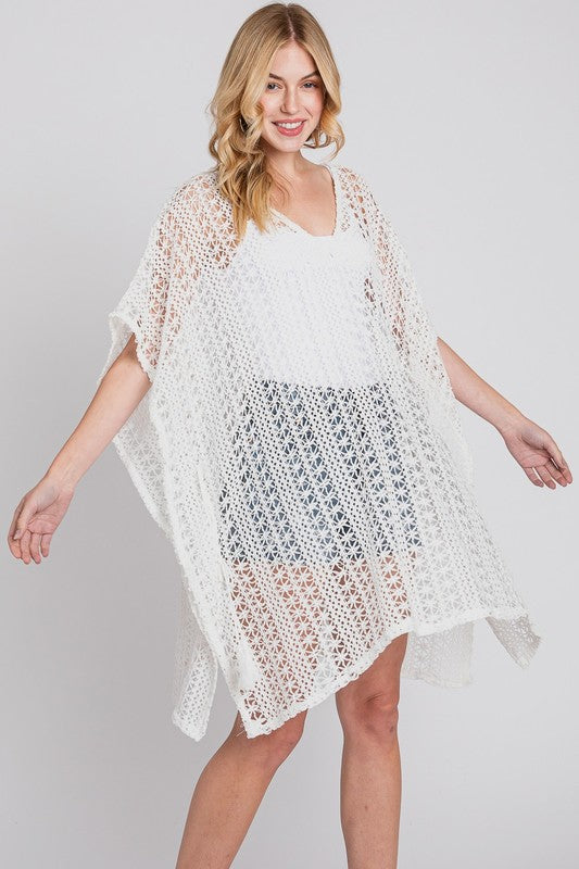 Covered In Crochet Poncho