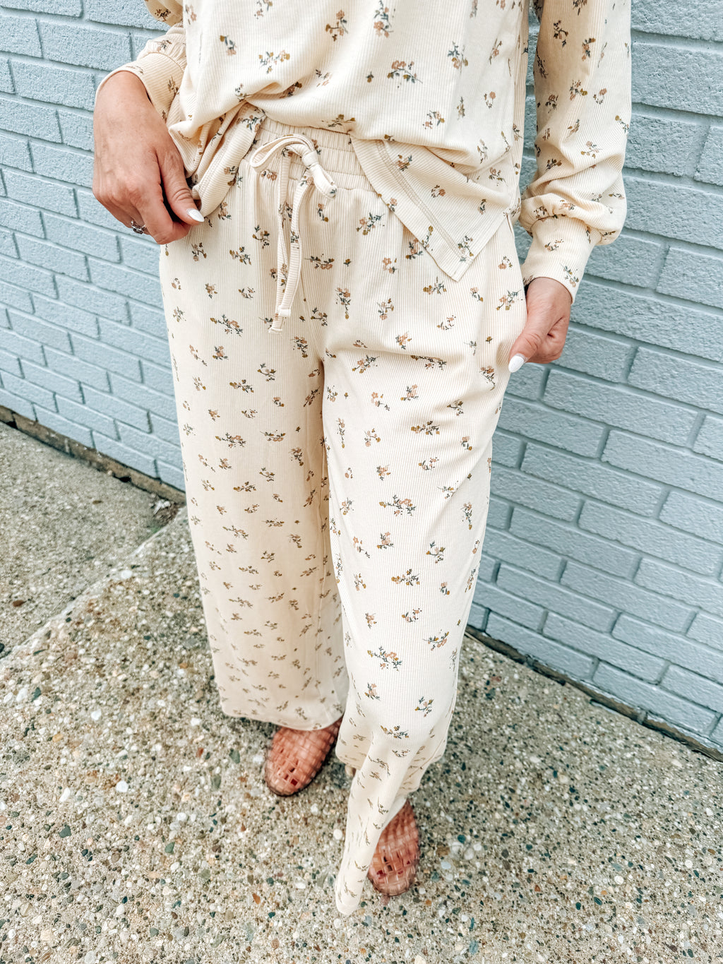 The Lazy Daisy Wide Leg Lounge Pants