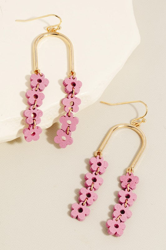 Arch Of Flowers Earrings (2 Colors)