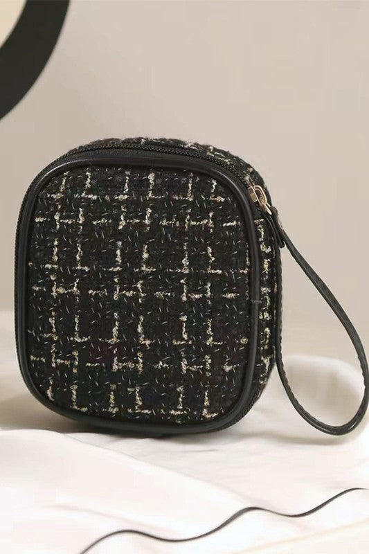 Ember Tweed Cosmetic Bag