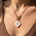 Call it Luck Clover Pendant Necklace