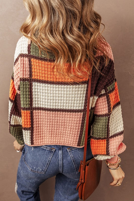 *Checking into Color Knit Sweater