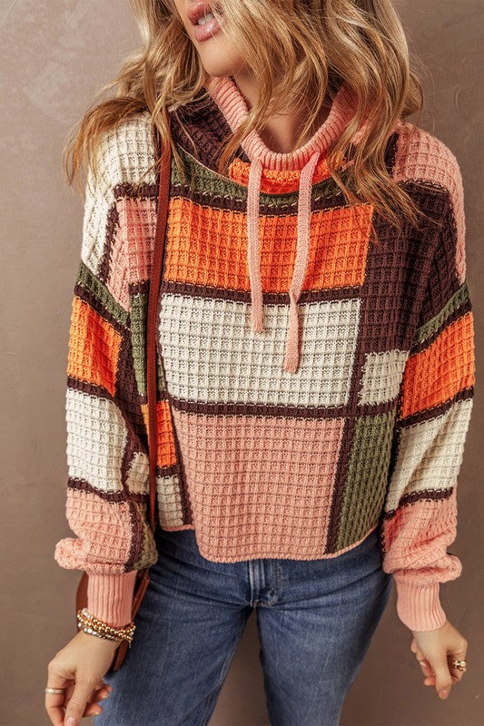 *Checking into Color Knit Sweater