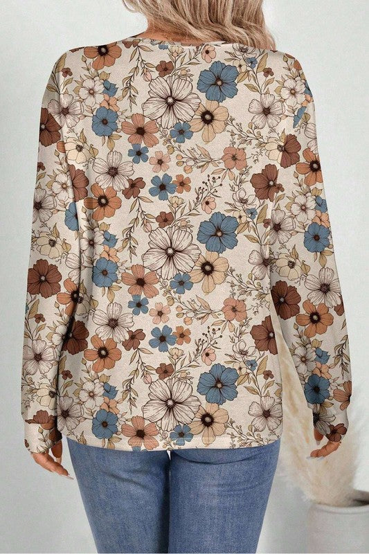 Time to Bloom Long Sleeve Top