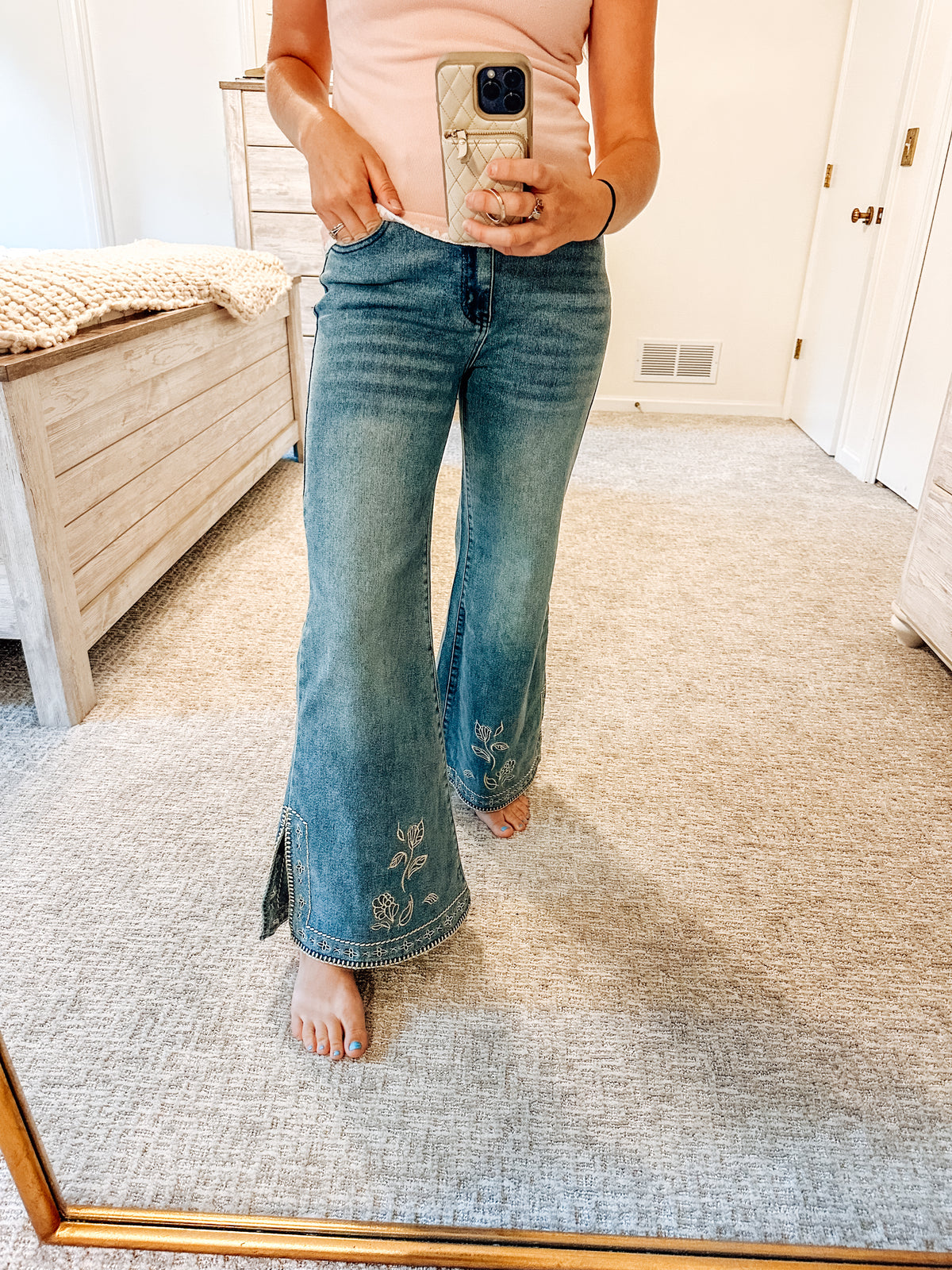 Worn in Western Mid Rise Denim