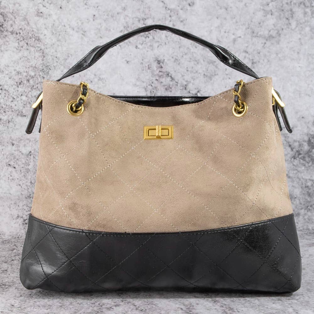 Quinn Quilt Tote Bag