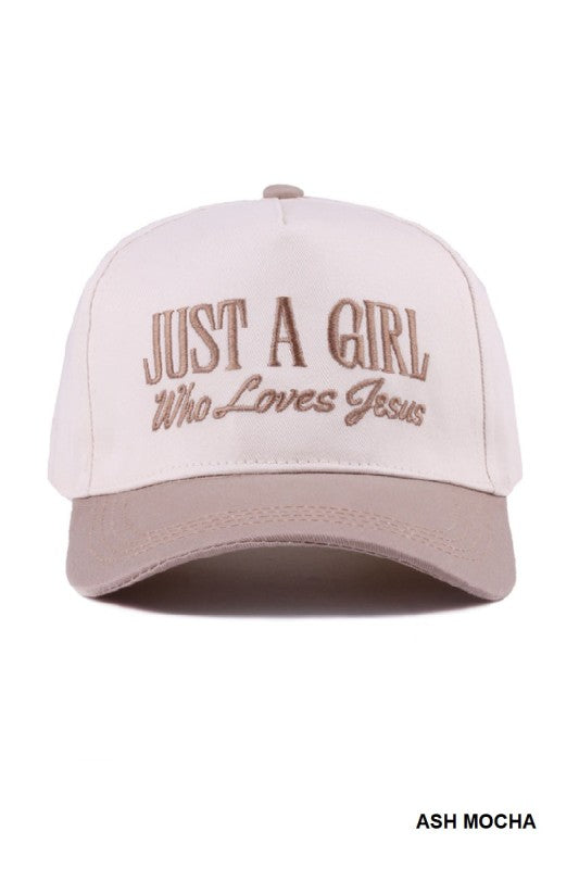 Just a Girl Who Loves Jesus Trucker Hat (5 colors)