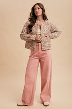 Garden Patch Quilted Jacket (S-XL)