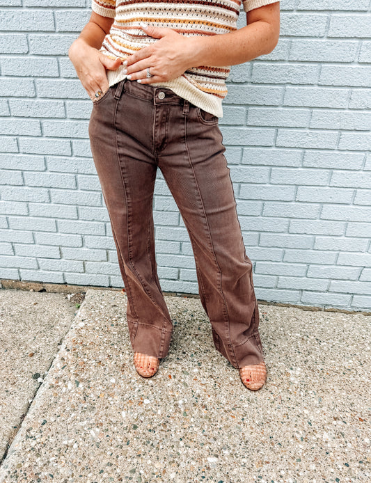 Walking Casually Wide Leg Denim (S-XL)