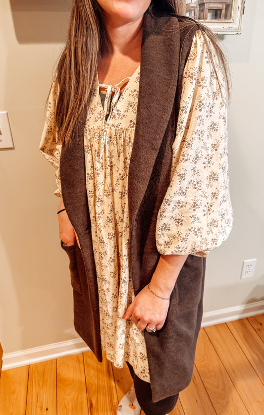 Toasted Threads Longline Vest (S-XL)