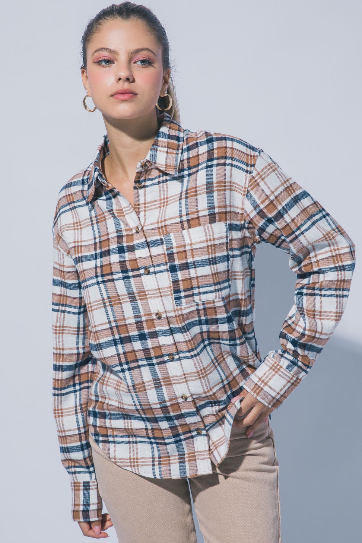The Harvest Trail Plaid Shirt (2 Colors)