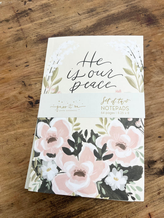 He Is Our Peace Notebook Set