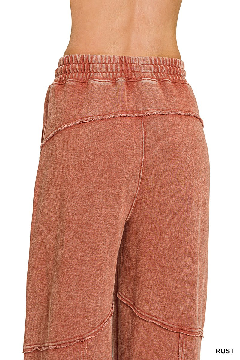The Burnt Sienna Wide Lounge Pants