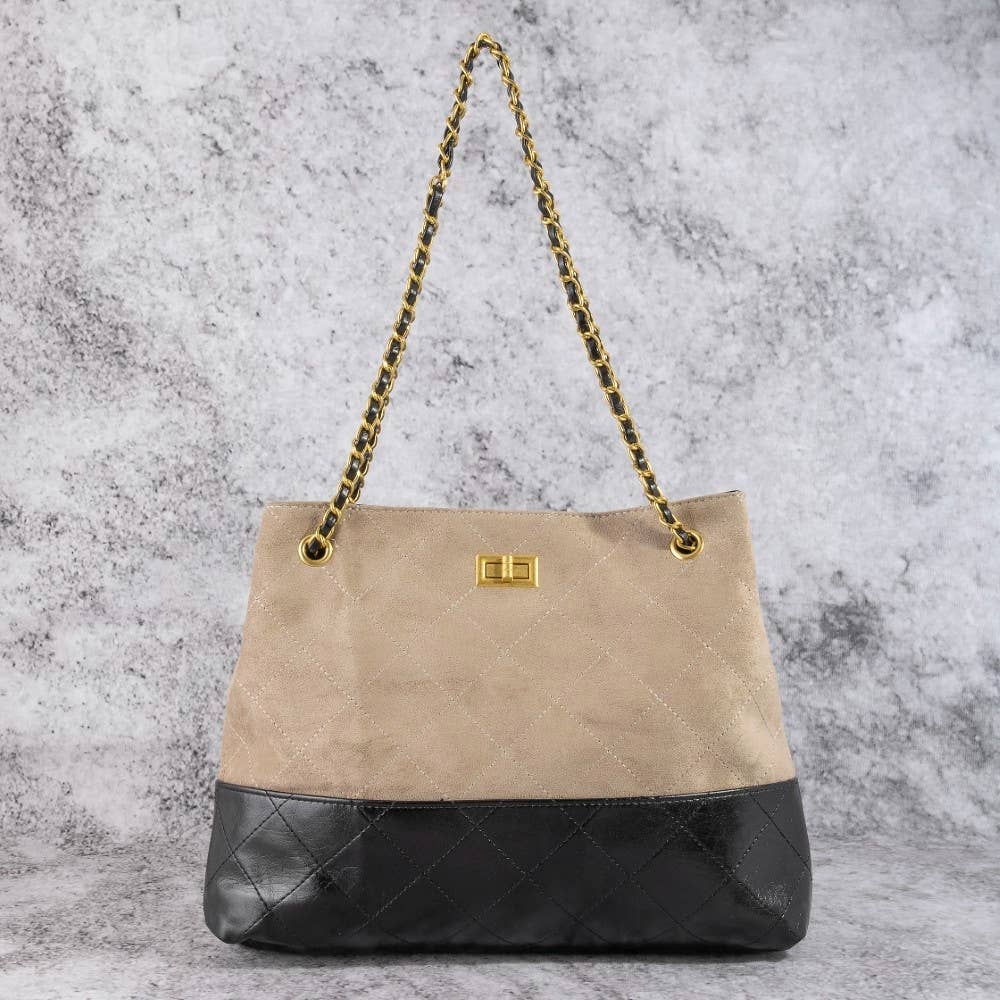 Quinn Quilt Tote Bag