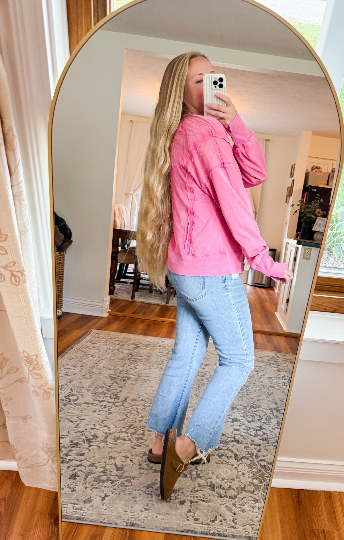 Pink Perfection Vintage Washed Sweatshirt