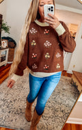 The Cedar Grove Embroidery Sweater (S-3X)