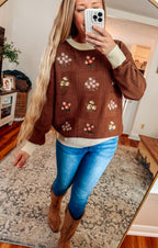 The Cedar Grove Embroidery Sweater (S-3X)