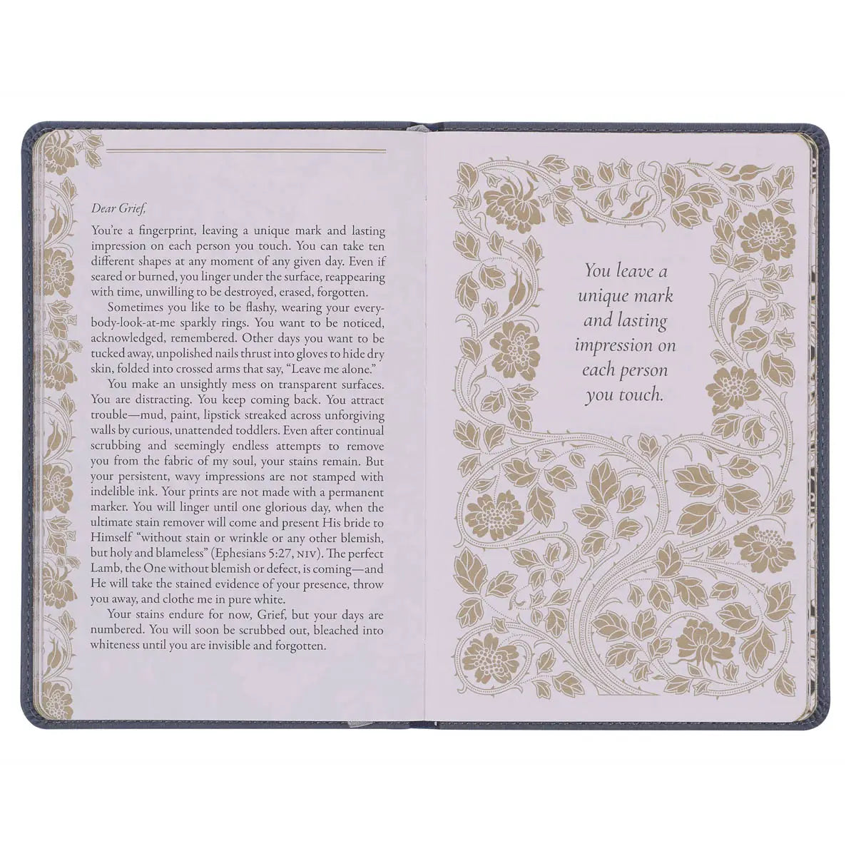 Letters To Grief Faux Leather