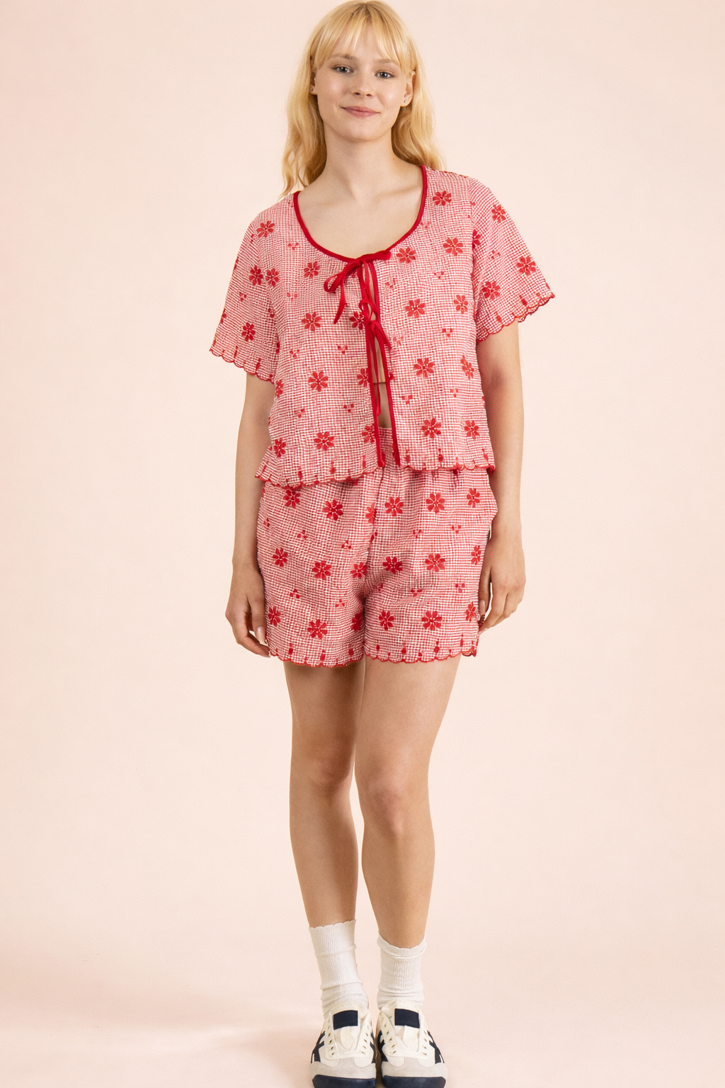 Pair Me Together Embroidery Woven Set