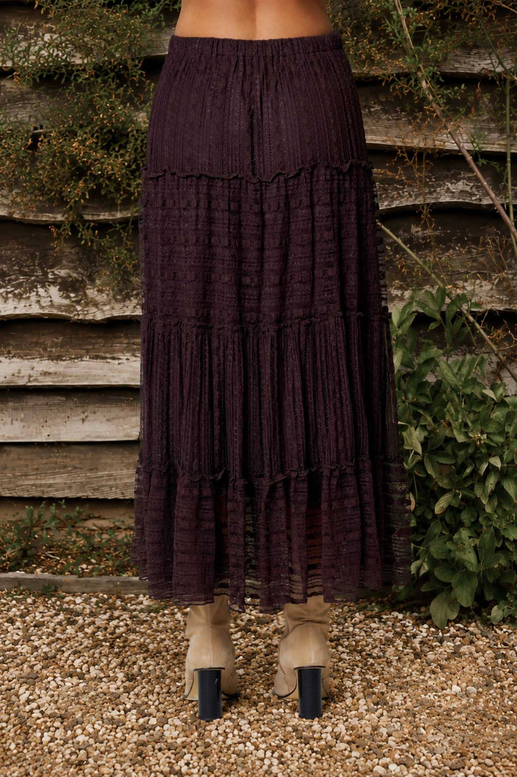 Whispers of Lace Elastic Waist Skirt