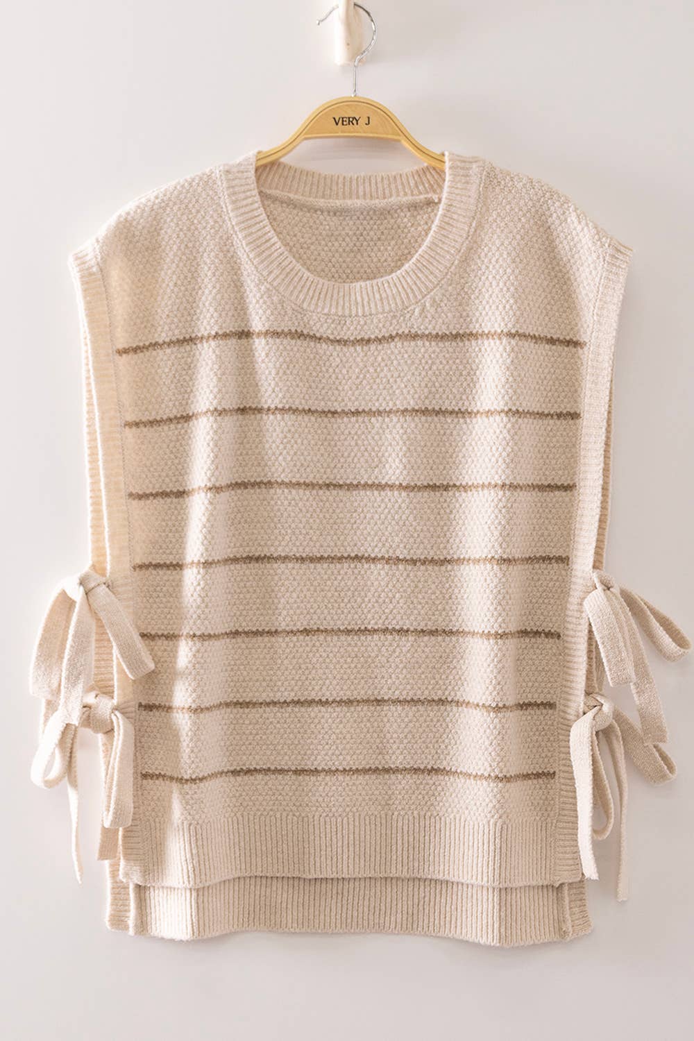The Layered in Love Vest-Oatmeal