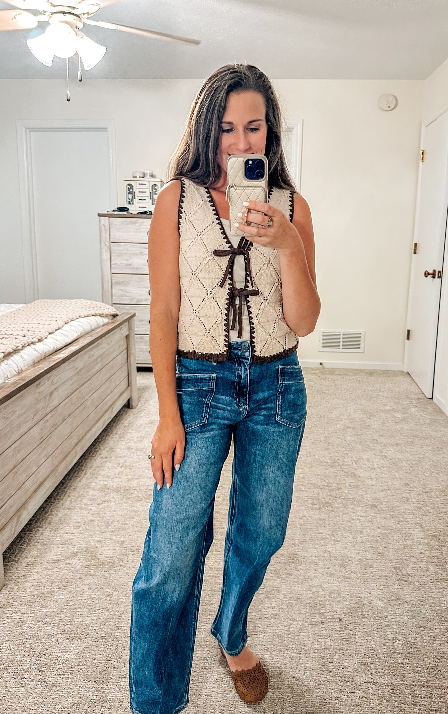 Keep it Western Crochet Knit Vest