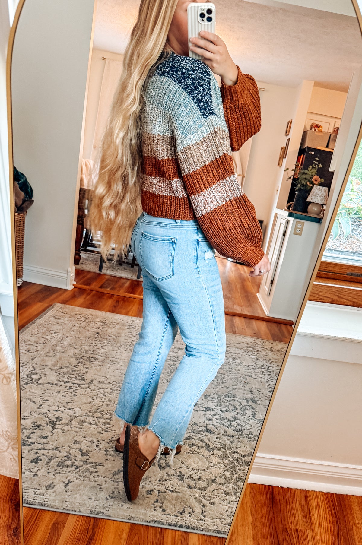 Cozy In Color Multi Stripe Cardigan