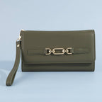 Chain Buckle Wristlet Wallet