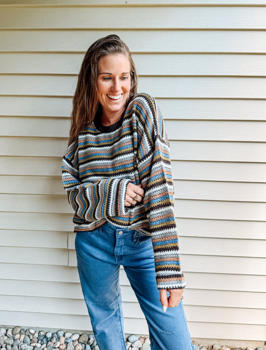 The Fall Forecast Striped Sweater