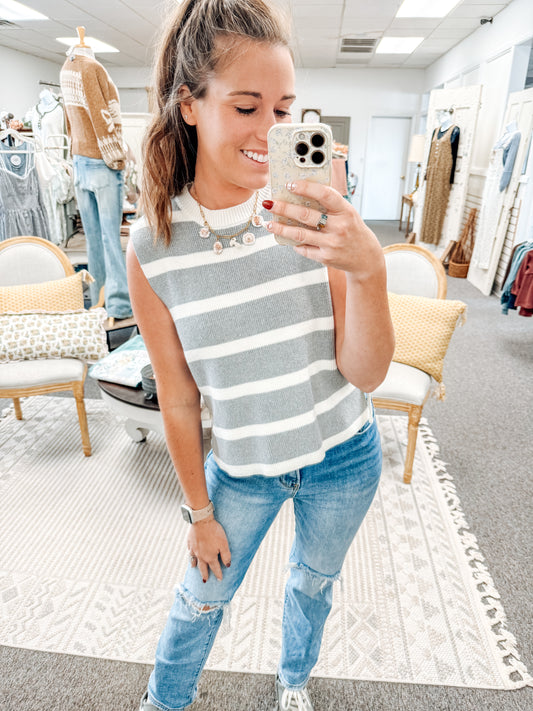 Grateful & Layered Side Tie Vest