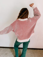 The October Roads Two Tone Sweater (2 Colors)