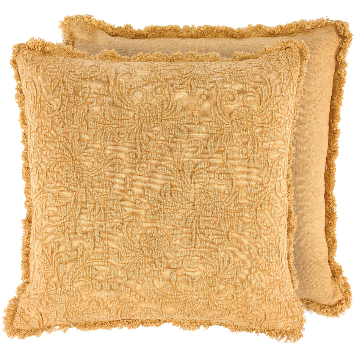 Floral Rust Pillow