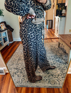 You've Been Spotted Printed Barrel Pants
